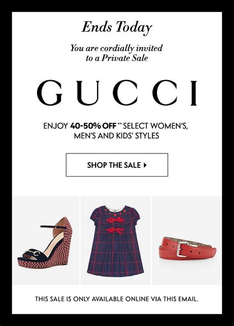 gucci private sale 2017 dates